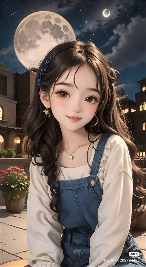 cartoon girl dp (33)