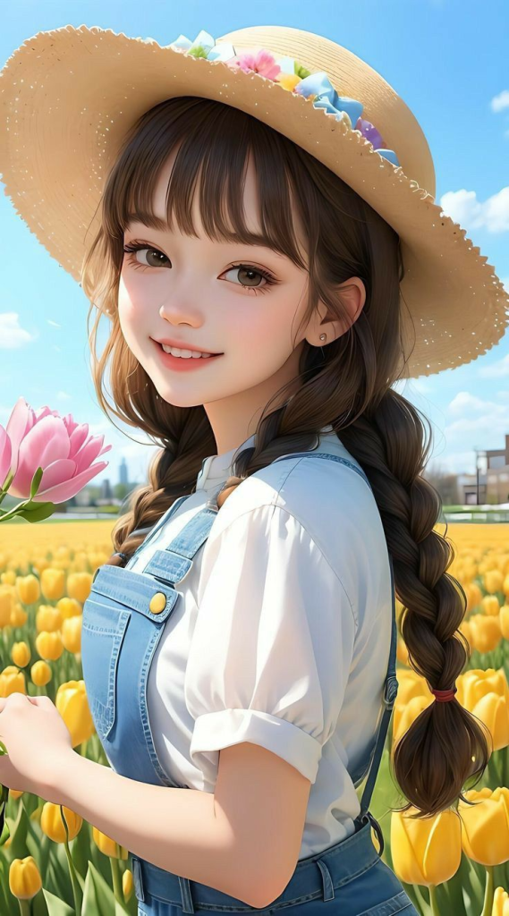 cartoon girl dp (50)