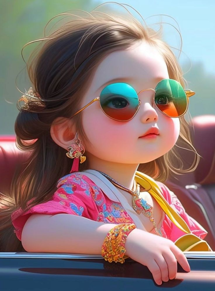 cartoon girl dp (57)