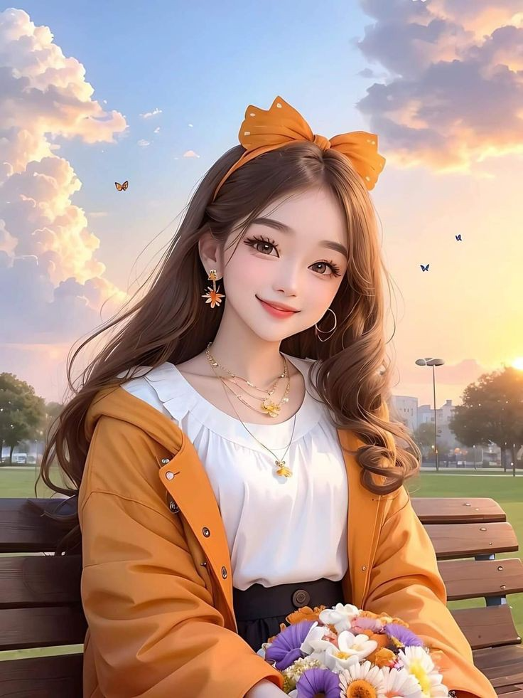 cartoon girl dp (61)