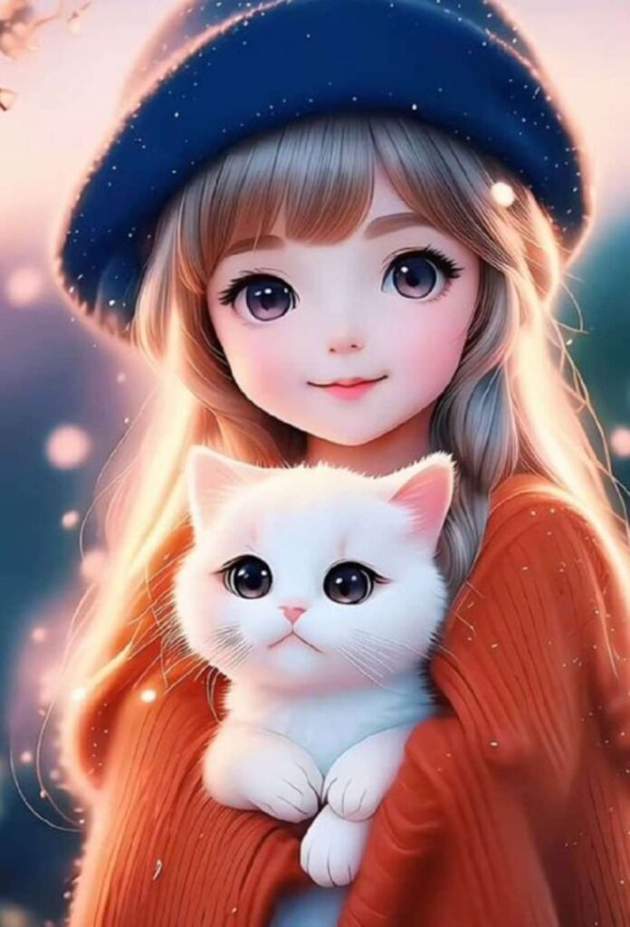 cartoon girl dp (68)
