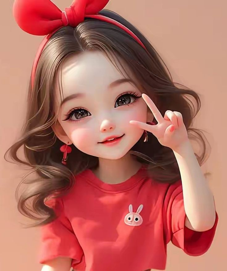 cartoon girl dp (77)