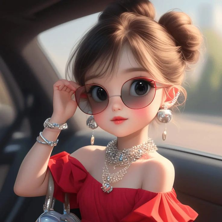 cartoon girl dp (86)