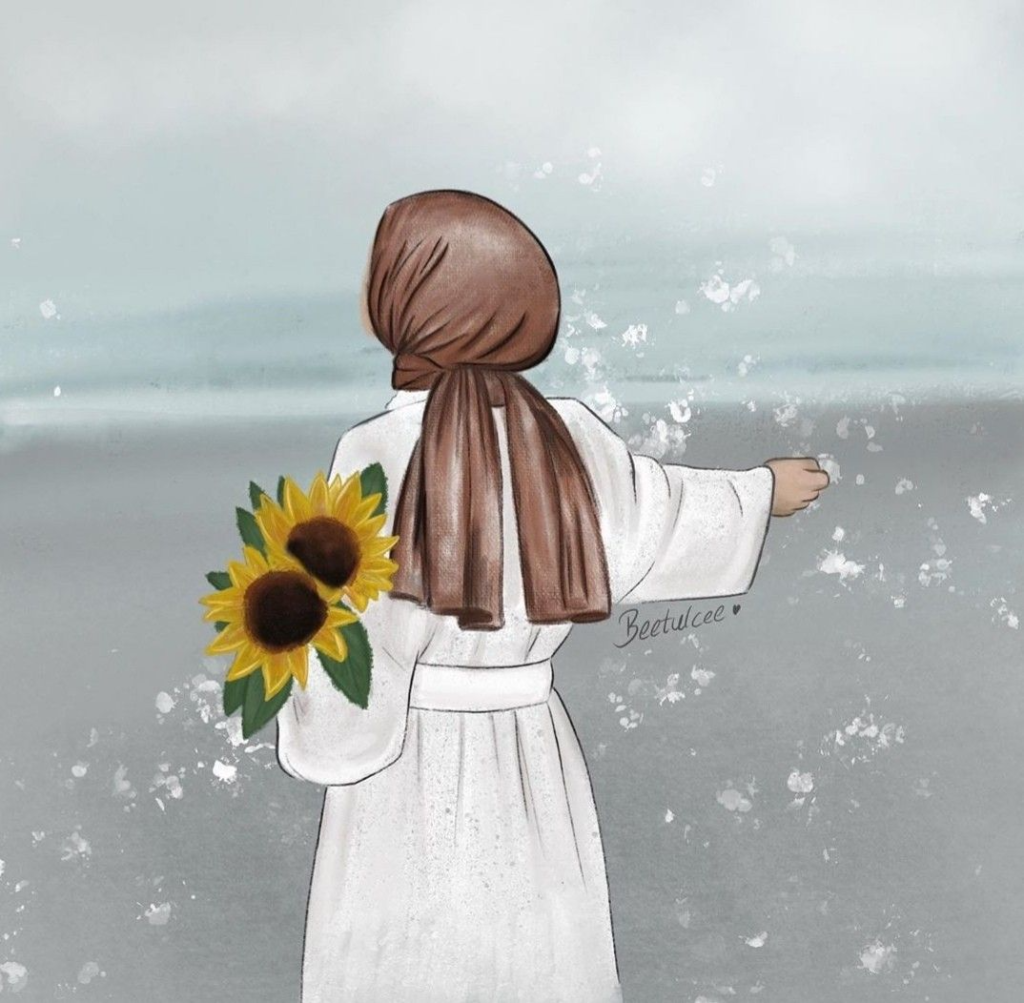 Digital Art Hijab DP