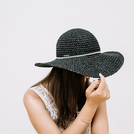 Hidden Face Girls DP with Hat 