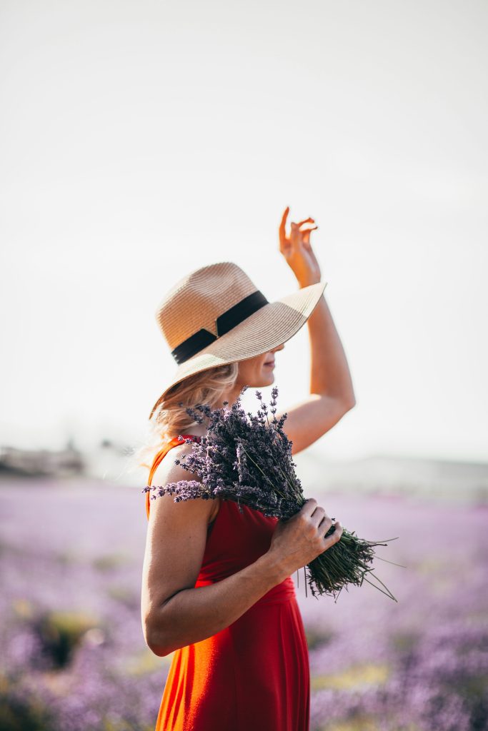 Hidden Face Girls DP with Hat