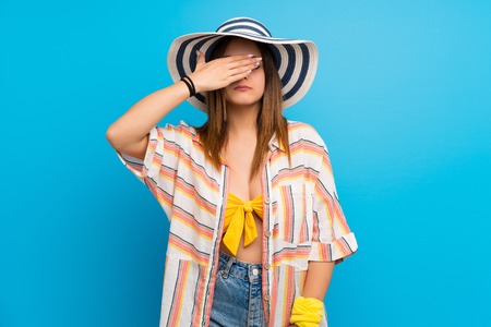 Hidden Face Girls DP with Hat 