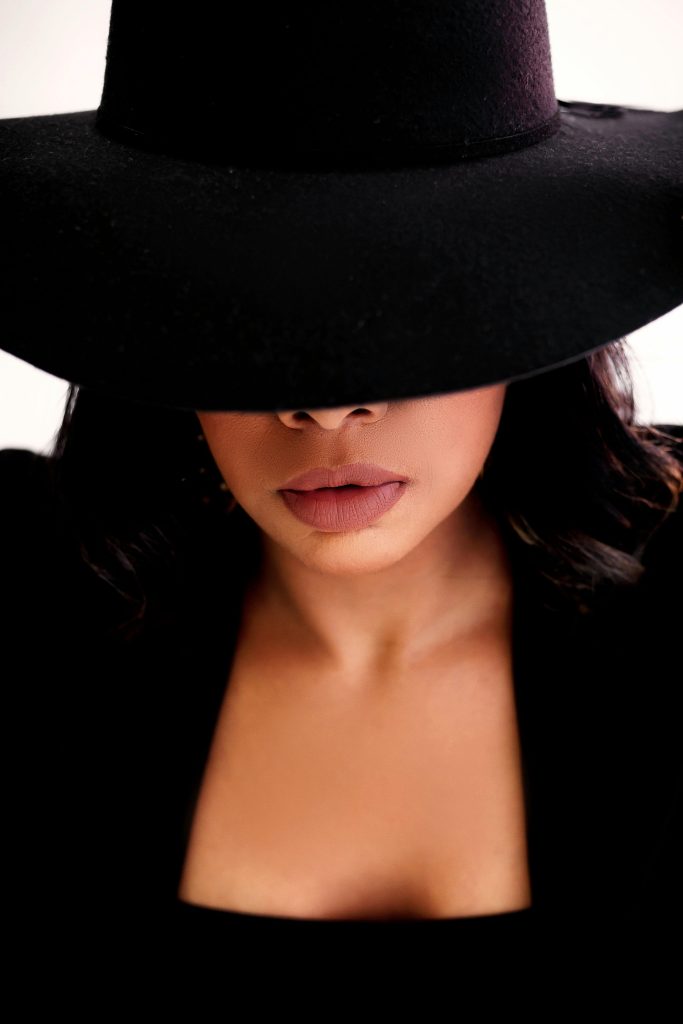 Hidden Face Girls DP with Hat