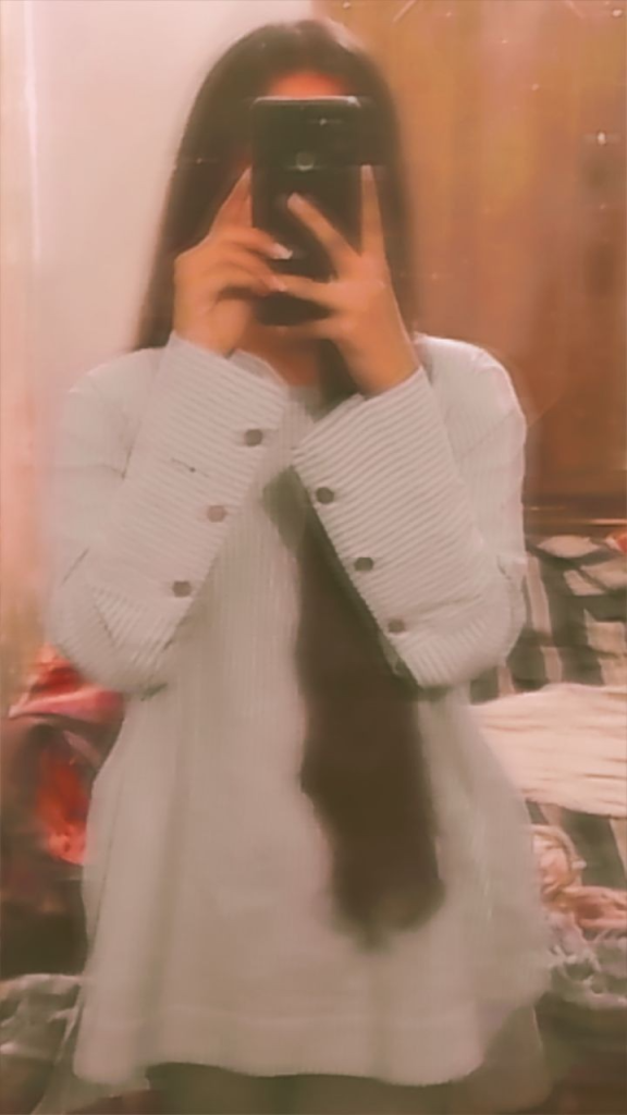 Blurred Hidden Face Girls DP