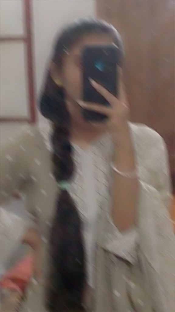 Blurred Hidden Face Girls DP