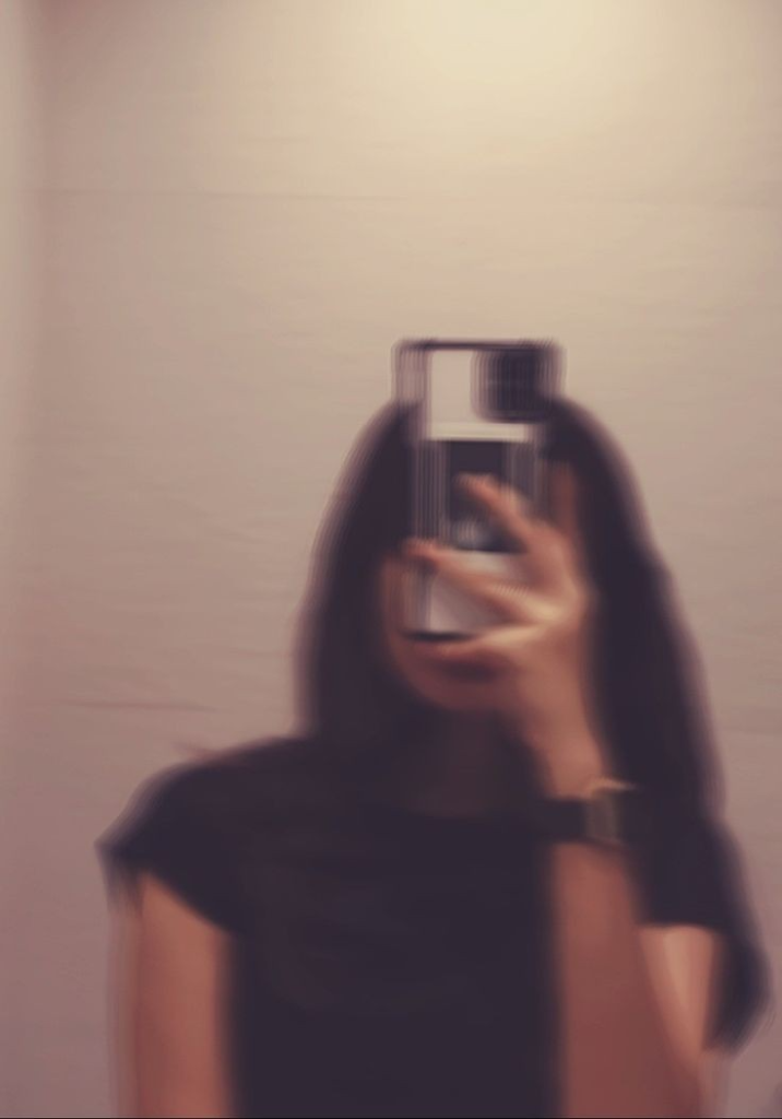 Blurred Hidden Face Girls DP