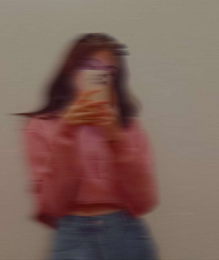 Blurred Hidden Face Girls DP