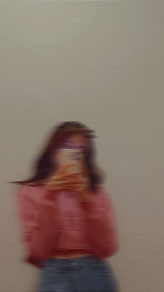 Blurred Hidden Face Girls DP