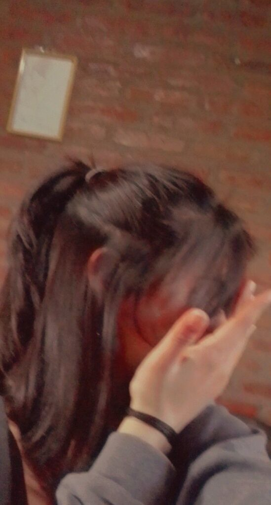 Blurred Hidden Face Girls DP