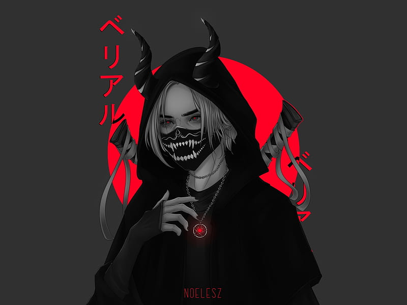Neon & Cyberpunk Mask Girl DP (19)
