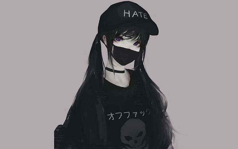 Neon & Cyberpunk Mask Girl DP (22)