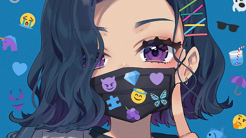 Neon & Cyberpunk Mask Girl DP (24)