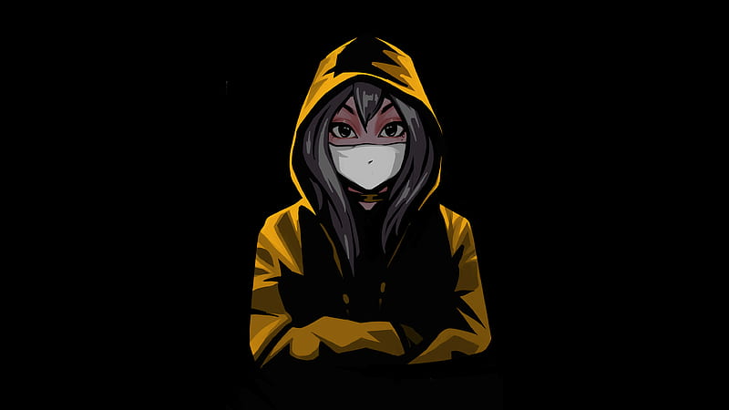Neon & Cyberpunk Mask Girl DP (26)