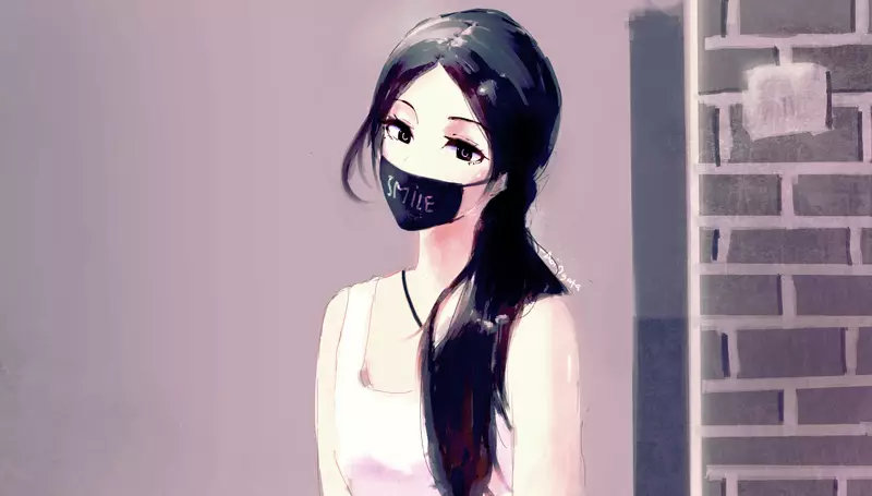 Neon & Cyberpunk Mask Girl DP (54)