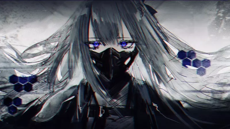 Neon & Cyberpunk Mask Girl DP (57)