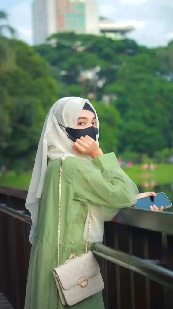 White Hijab Girls DP (69)