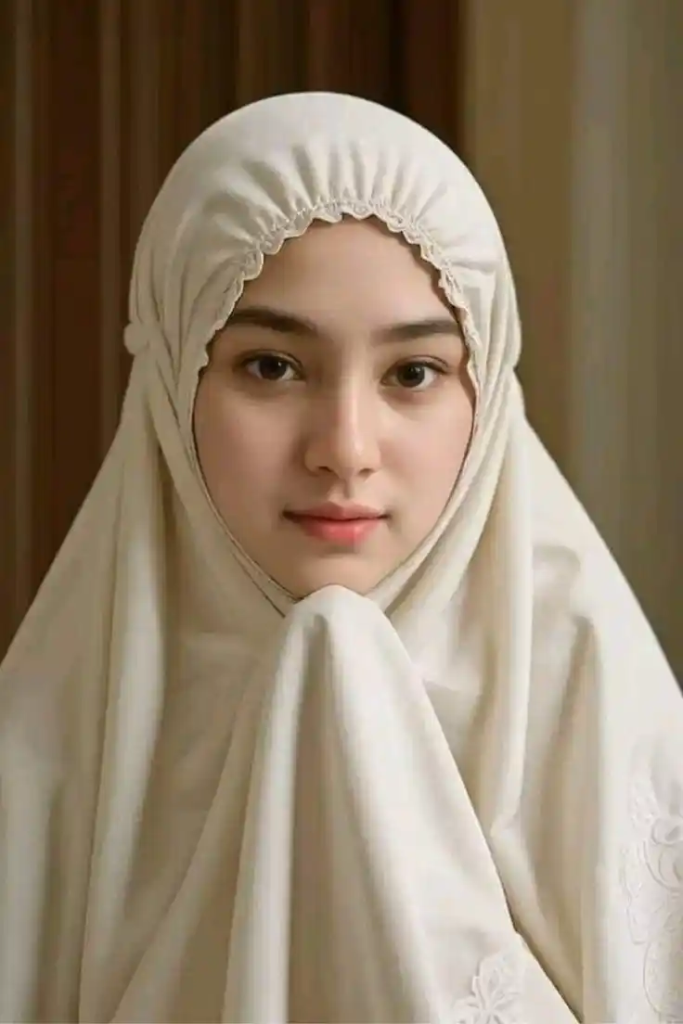 White Hijab Girls DP (74)