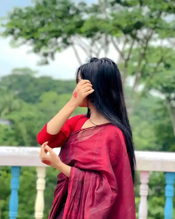 Back Pose Hidden Face Girls DP (19)