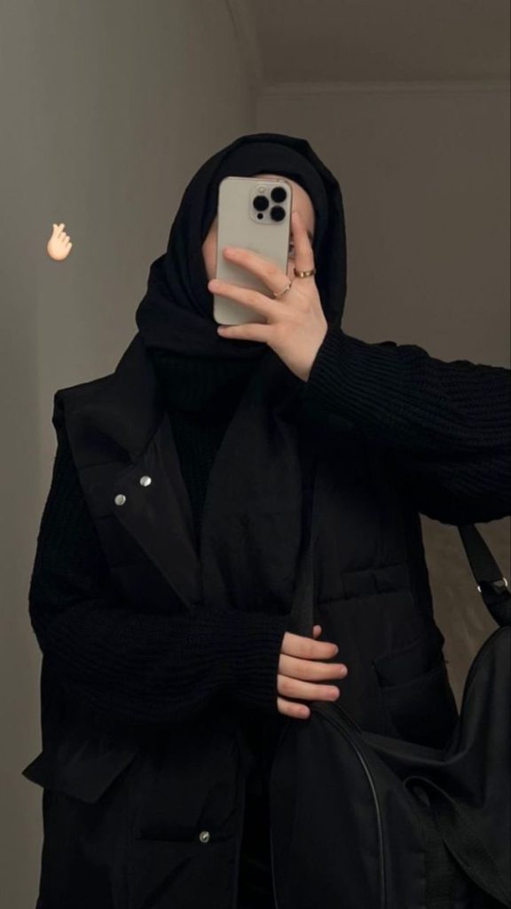Black Hijab Girls DP (10)