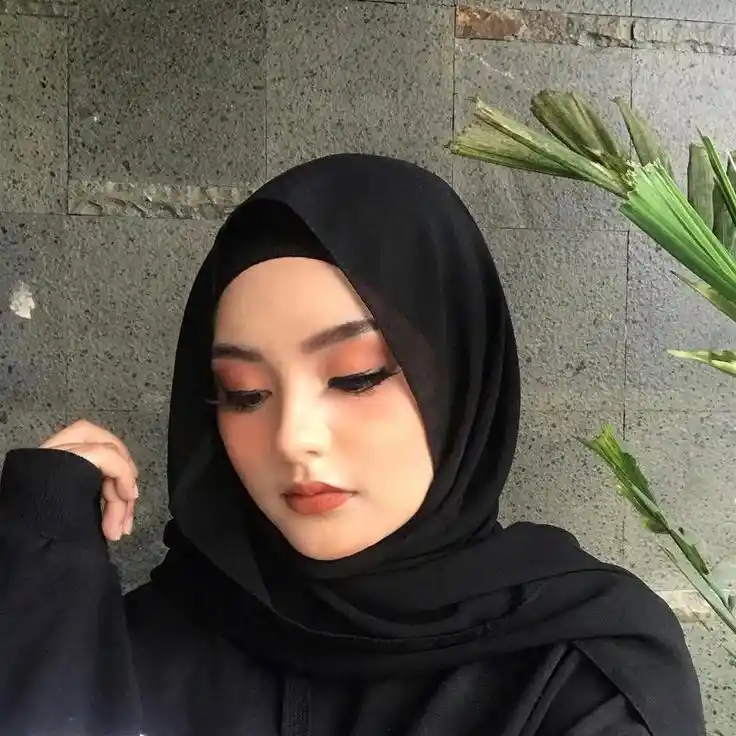 Black Hijab Girls DP (20)