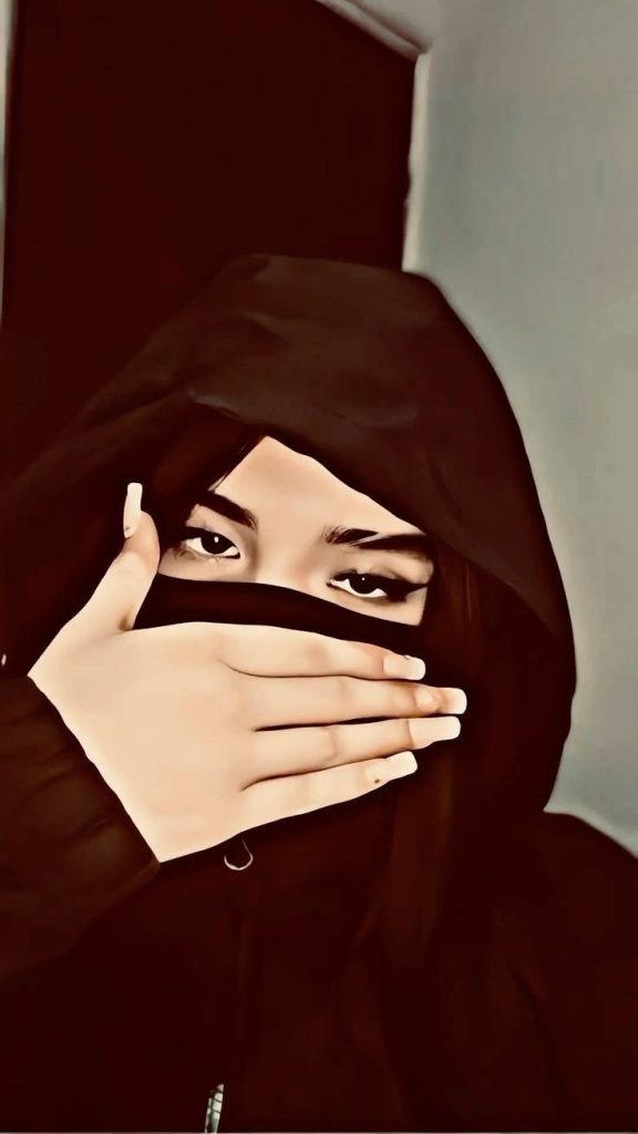 Black Hijab Girls DP (3)