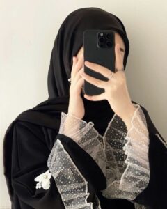 Black Hijab Girls DP (33)