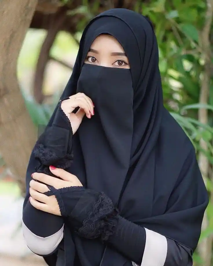 Black Hijab Girls DP (7)