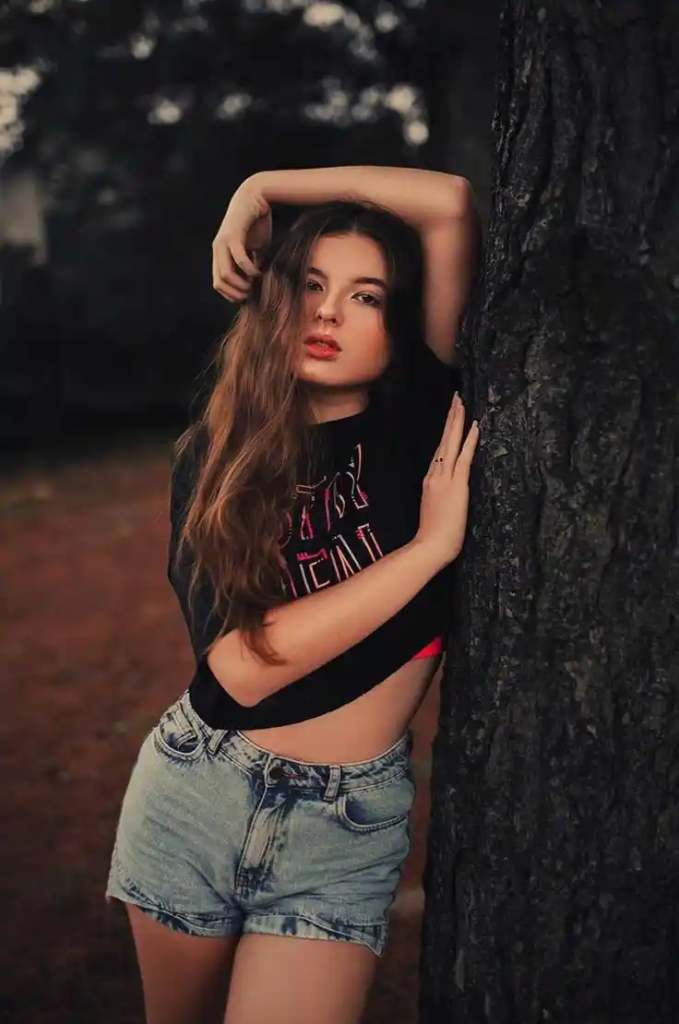 Girls DP in black dress (1)