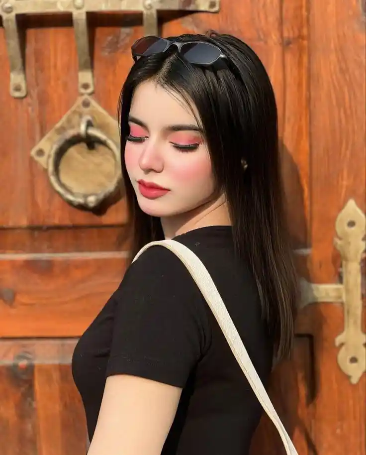 Girls DP in black dress (42)