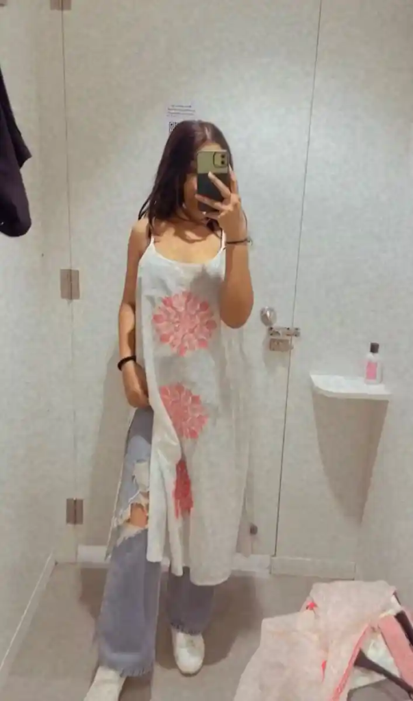 Girls DP in white dress (7)