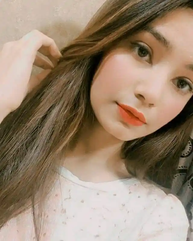 Girls DP in white dress