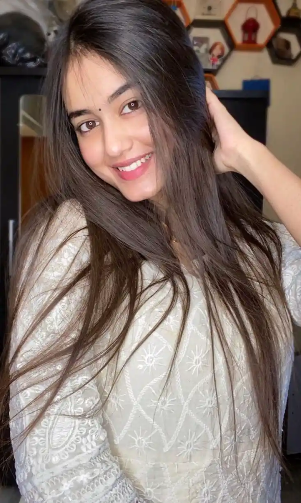 Girls DP in white dress