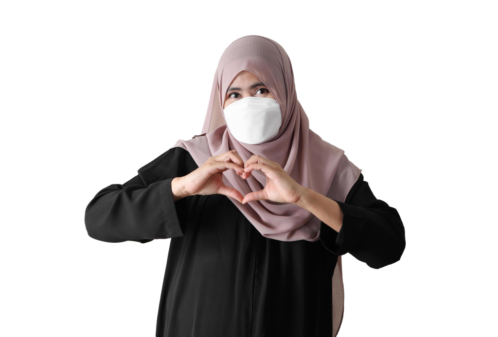 Hijab Mask Girls DP (22)