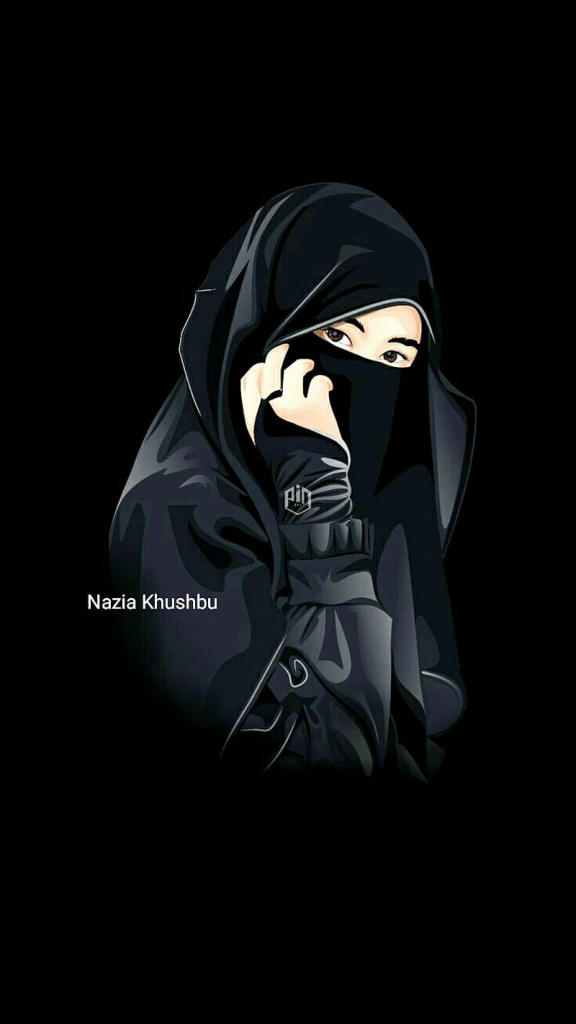Hijab Mask Girls DP (25)