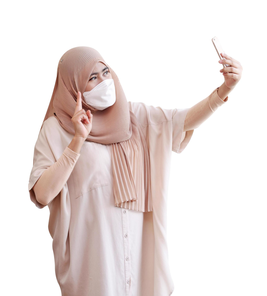 Hijab Mask Girls DP (29)