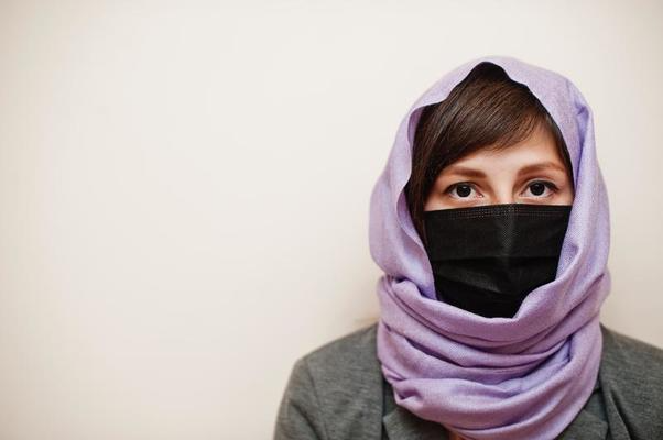 Hijab Mask Girls DP (36)