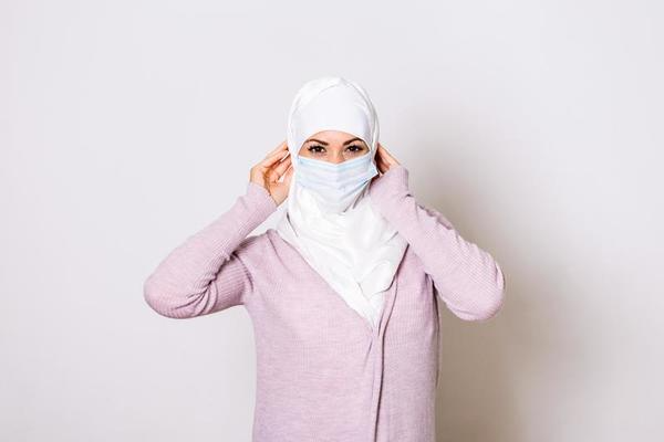 Hijab Mask Girls DP (40)