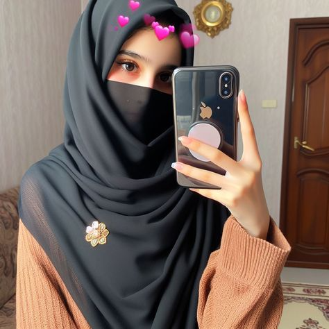 Hijab Mask Girls DP (58)