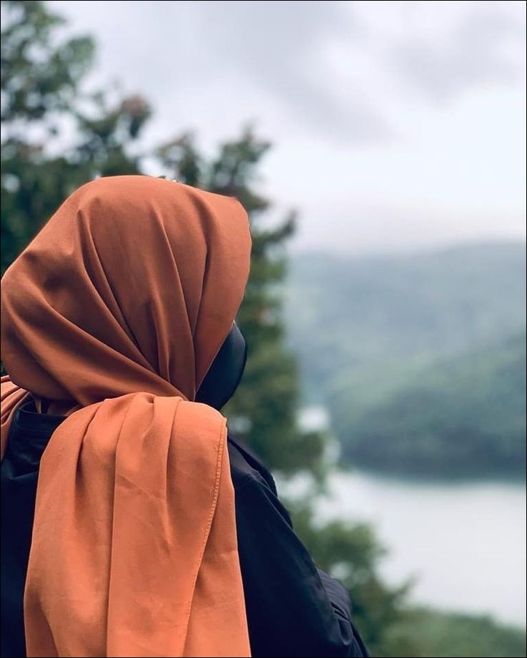 Hijab Mask Girls DP (72)