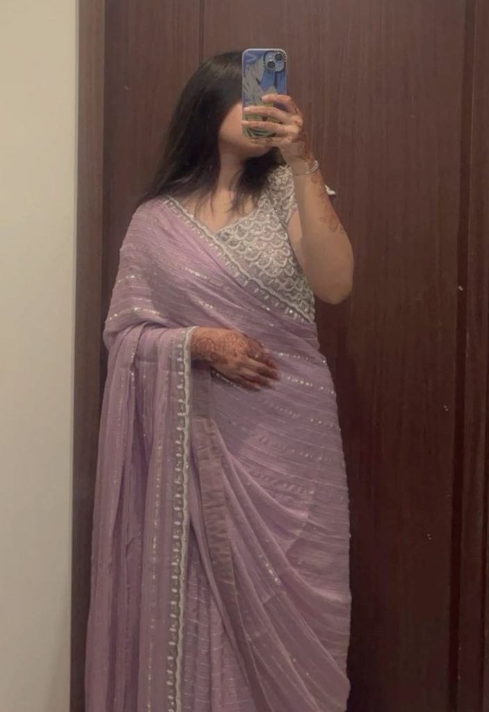 Real Girls DP in Saree (10)