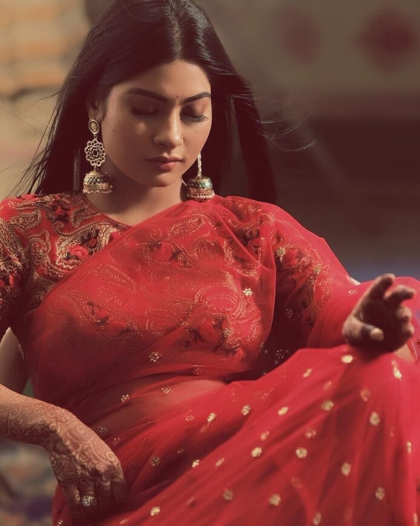 Real Girls DP in Saree (18)