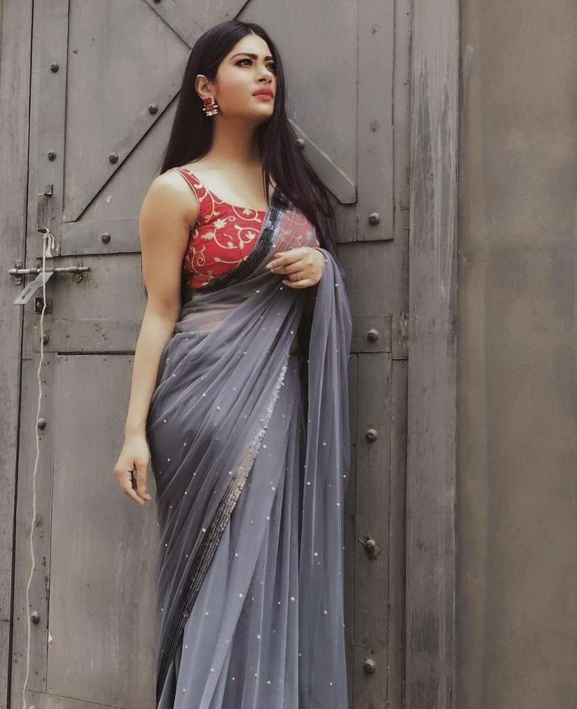 Real Girls DP in Saree (21)