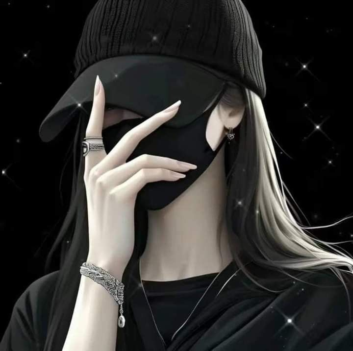 attitude mask girl dp (11)