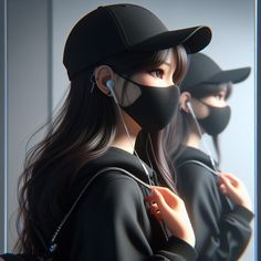 attitude mask girl dp (20)