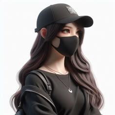attitude mask girl dp (21)